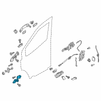 OEM Ford Transit-150 Lower Hinge Diagram - CK4Z-6122811-D