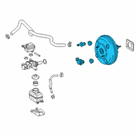 OEM 2019 Lexus RX350L Booster Assy, Brake Diagram - 44610-48440