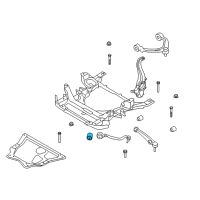 OEM 2011 BMW X5 Rubber Mounting Diagram - 31-10-6-778-015