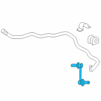 OEM 2009 Acura RL Link, Front Stabilizer Diagram - 51320-SJA-A01