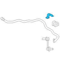 OEM 2009 Acura RL Bracket, Front Stabilizer Diagram - 51308-SJA-000