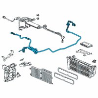 OEM 2019 Honda Accord Cable Assy., High Voltage (Dc) Diagram - 1F110-6C2-A05