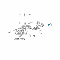 OEM 2008 Buick Enclave Wire Harness Diagram - 25900788