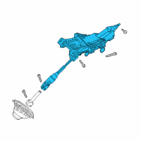 OEM 2017 Ford Escape Column Assembly Diagram - CV6Z-3C529-M