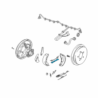 Genuine Chevrolet Drum Brake Adjusters diagram
