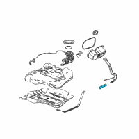 OEM 2006 Chevrolet Malibu Hose Asm-Fuel Tank Filler Diagram - 25829296