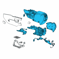 OEM 2018 Cadillac XT5 Console Assembly Diagram - 84417004