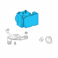 OEM 2012 Toyota Sequoia Actuator Assembly Diagram - 44050-0C442