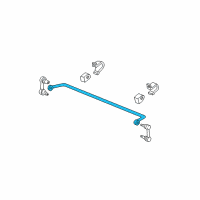 OEM 2004 Ford Mustang Stabilizer Bar Diagram - 3R3Z-5A772-AA