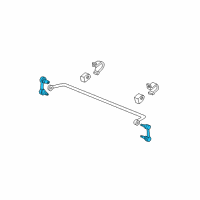 OEM 2004 Ford Mustang Stabilizer Link Diagram - XR3Z-5C486-BA