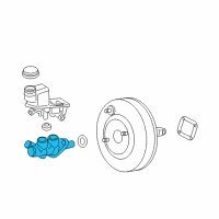 OEM Ford Fusion Master Cylinder Diagram - 6E5Z-2140-E