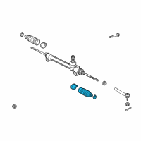 OEM 2012 Lexus RX450h Boot Set, Steering Rack Diagram - 45535-49005