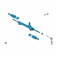 OEM 2015 Lexus RX450h Steering Gear Assembly Diagram - 45510-0E010