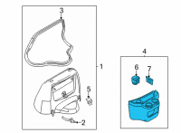 OEM 2012 Ford E-250 Console Diagram - 9C2Z-15115A00-AA