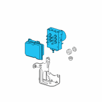 OEM 2007 GMC Sierra 1500 Modulator Valve Diagram - 19417208