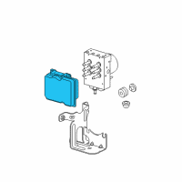 OEM GMC Sierra 1500 ABS Control Unit Diagram - 25871210