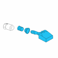 OEM 2014 Nissan Rogue Sensor Unit-Tire Pressure Diagram - 40700-5663R