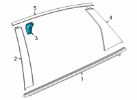 OEM 2022 Honda Civic GARNISH, R- RR Diagram - 72956-T20-A01