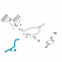 OEM 2005 Ford Mustang Exhaust Pipe Diagram - AR3Z-5A212-B