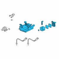OEM 2014 Chevrolet Captiva Sport Vapor Canister Diagram - 23156463