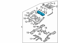 OEM 2022 Hyundai Elantra PANEL ASSY-REAR FLOOR, FRT Diagram - 65511-BY000