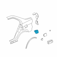 OEM 1997 Honda Civic Adapter, Fuel Cap Diagram - 63915-S04-300ZZ