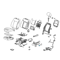 OEM Chevrolet Malibu Seat Switch Knob Diagram - 20987117