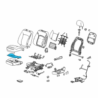 OEM Chevrolet Malibu Limited Heater, Front Seat Back Diagram - 22781151