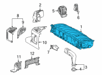 OEM 2022 Toyota Venza Battery Assembly Diagram - G9510-48110