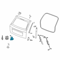 OEM 2022 Dodge Durango Handle-LIFTGATE Diagram - 1YK38PDNAE