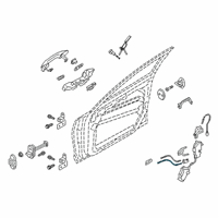 OEM 2020 Kia K900 Cable Assembly-Fr Dr I/S Diagram - 81371J6000