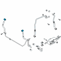 OEM 2022 Ford Maverick Inlet Tube Clamp Diagram - K2GZ-7C107-A