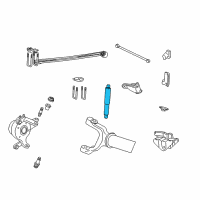 OEM 1999 Ford F-250 Super Duty Shock Diagram - 5U2Z-18V124-CAA