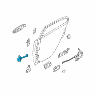 OEM Kia Rio5 Checker Assembly-Rear Door Diagram - 794801G000