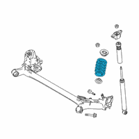 OEM 2020 Toyota Yaris Spring Diagram - 48231-WB005