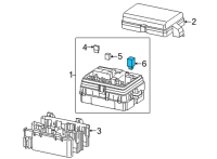 OEM GMC Yukon XL Relay Diagram - 13468934