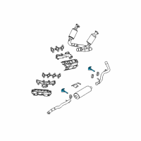 OEM Dodge Dakota Hanger-Exhaust Diagram - 52855122AA