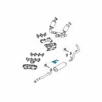 OEM Dodge Dakota Hanger-Exhaust Diagram - 52855123AB