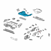 OEM 2021 Chevrolet Trax PANEL-R/FLR RR Diagram - 42764652