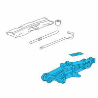 OEM 2008 Honda CR-V Jack Assy., Pantograph Diagram - 89310-SWA-003