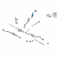 OEM 2014 Hyundai Tucson Pinion Assembly-Steering Gear Box Diagram - 56511-2S010