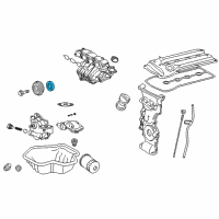 OEM 2015 Scion xB Crankshaft Seal Diagram - 90311-38098