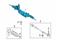 OEM 2021 BMW M440i xDrive STEERING GEAR, ELECTRIC Diagram - 32-10-5-A47-7C3