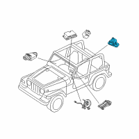 OEM Jeep Compass Sensor-Strain Gauge Diagram - 4606947AH