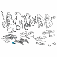 OEM 2018 Chevrolet Corvette Seat Switch Diagram - 23247100