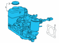 OEM 2021 Toyota Mirai Master Cylinder Assembly Diagram - 47050-62080