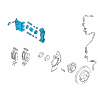 OEM 2010 Hyundai Tucson CALIPER Kit-Front Brake, LH Diagram - 58180-2SA70