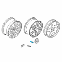 OEM BMW X5 DISC WHEEL LIGHT ALLOY JET B Diagram - 36-11-8-090-717