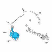 OEM 2006 Dodge Stratus Reservoir-Washer Diagram - 5019323AC