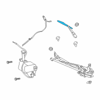 OEM 2006 Dodge Stratus Blade-WIPER Diagram - 5101870AB